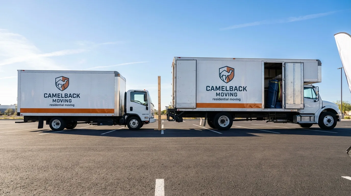 Moving truck size capacity guide in West Jordan